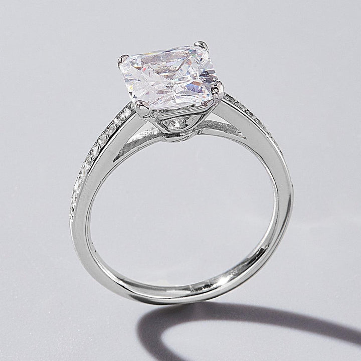 925 Sterling Silver Zircon Ring - JOWLILI