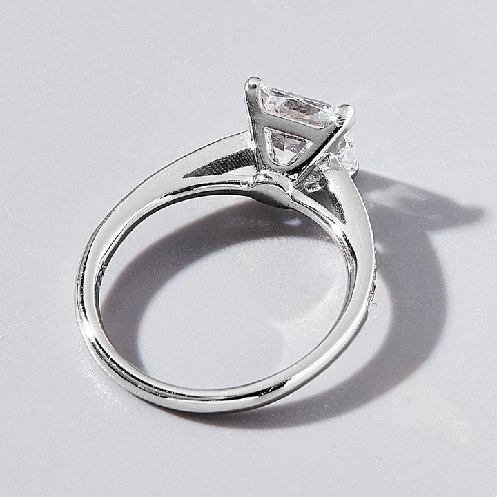 925 Sterling Silver Zircon Ring - JOWLILI