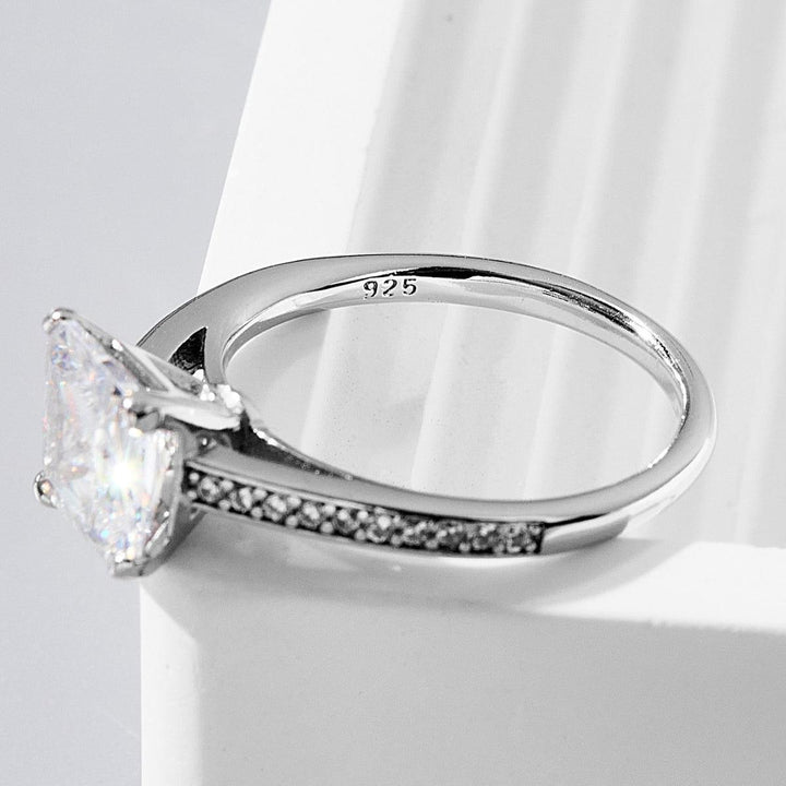 925 Sterling Silver Zircon Ring - JOWLILI