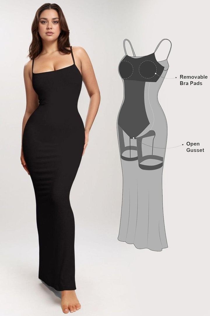 Basic Bae Built-In Shapewear Sleeveless Maxi Dress - JOWLILI
