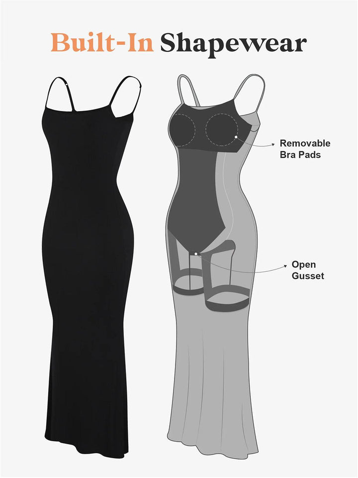 Basic Bae Built-In Shapewear Sleeveless Maxi Dress - JOWLILI