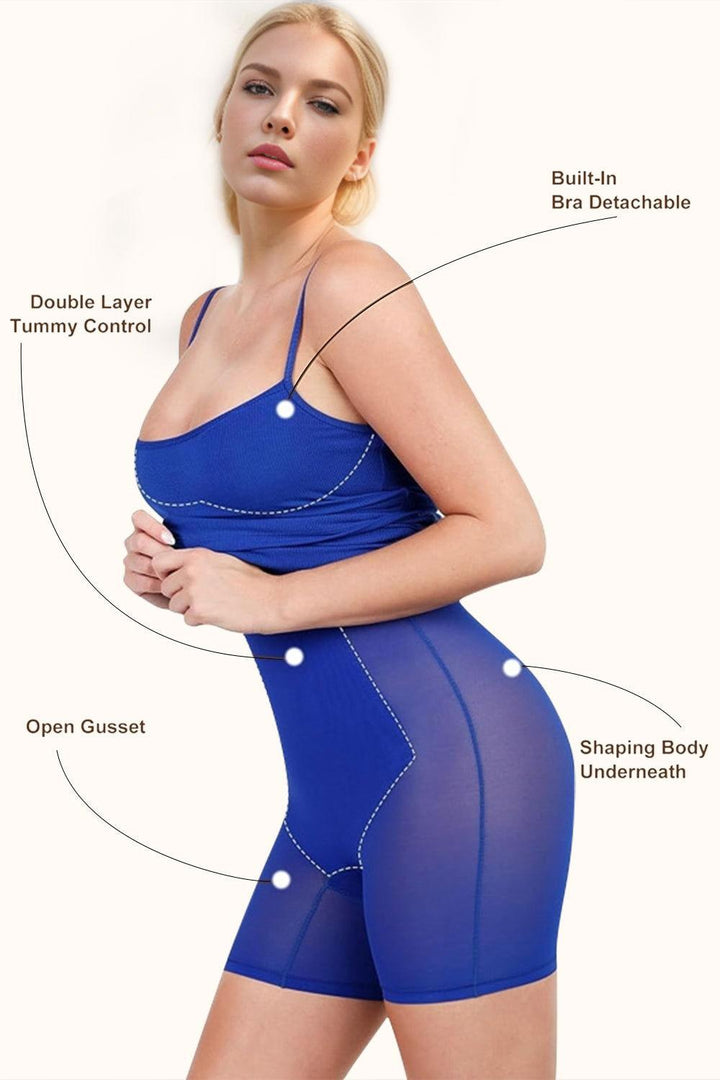 Basic Bae Full Size Built-In Shapewear Scoop Neck Sleeveless Dress - JOWLILI