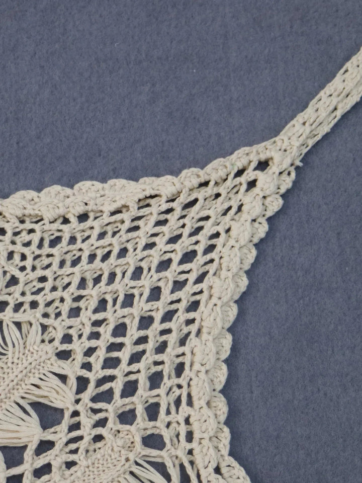 Crochet Fringe Beach Cover-Up - JOWLILI