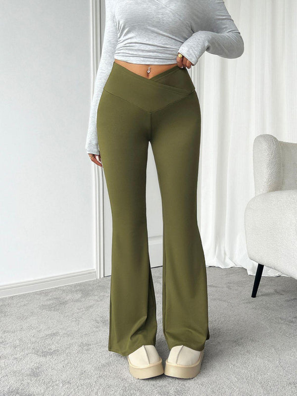 Devine Highly Stretchy Bootcut Pants - JOWLILI