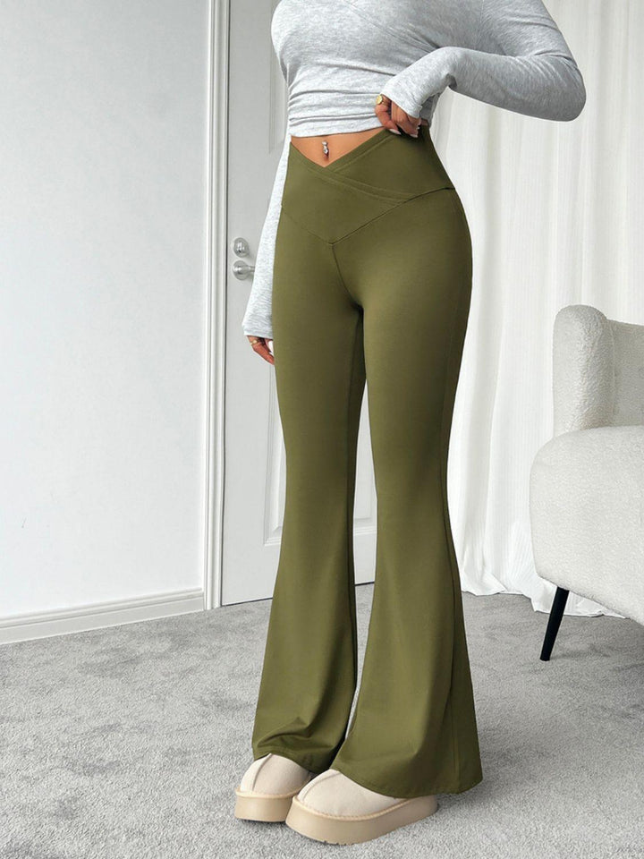 Devine Highly Stretchy Bootcut Pants - JOWLILI