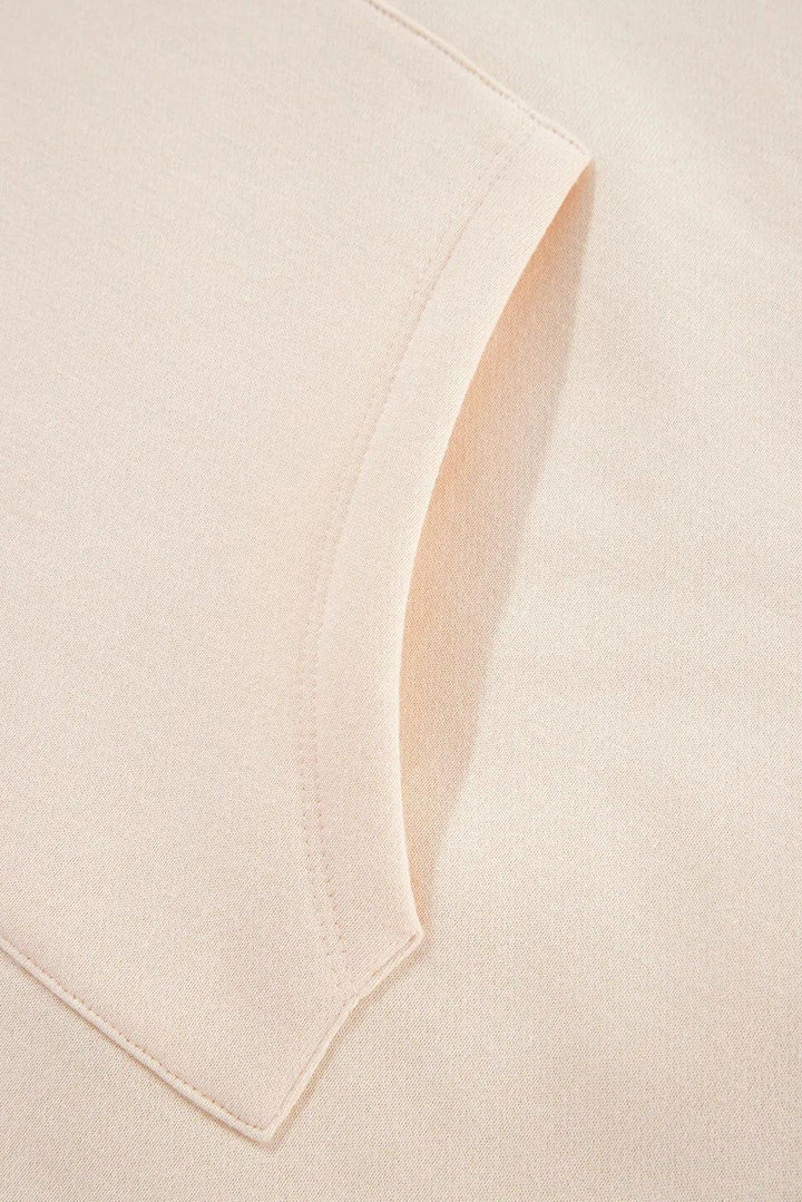 Drawstring Turtleneck Long Sleeve Sweatshirt - JOWLILI