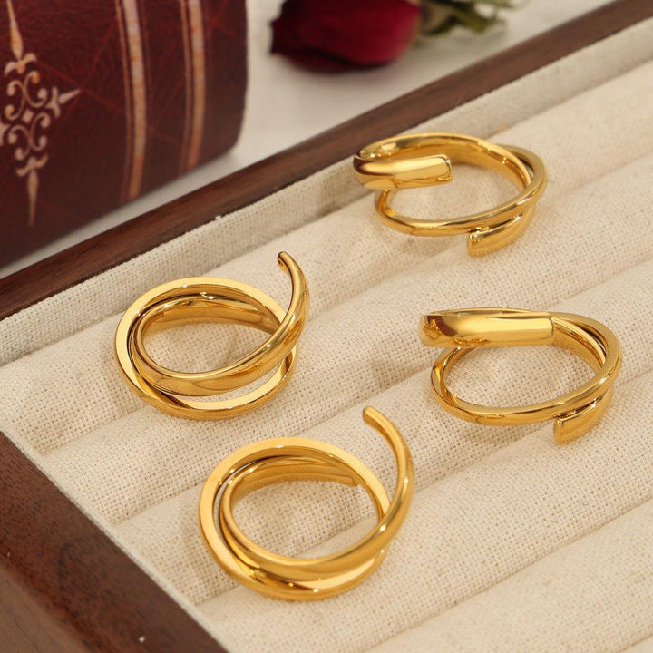 Gold-Plated Ring - JOWLILI -  -  - Gold-Plated Ring - JOWLILI - - #tag1#