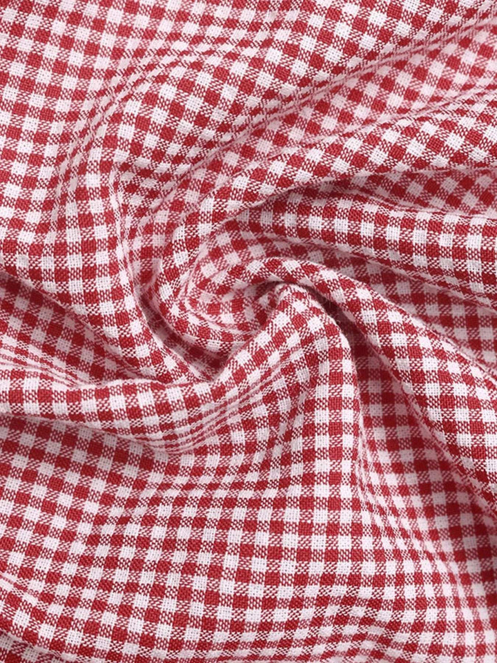 Sweetheart Gingham Halter Cami Top - JOWLILI
